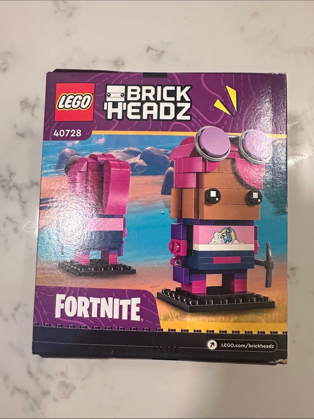 LEGO BrickHeadz Fortnite Cuddle Team Leader - Pink and Purple